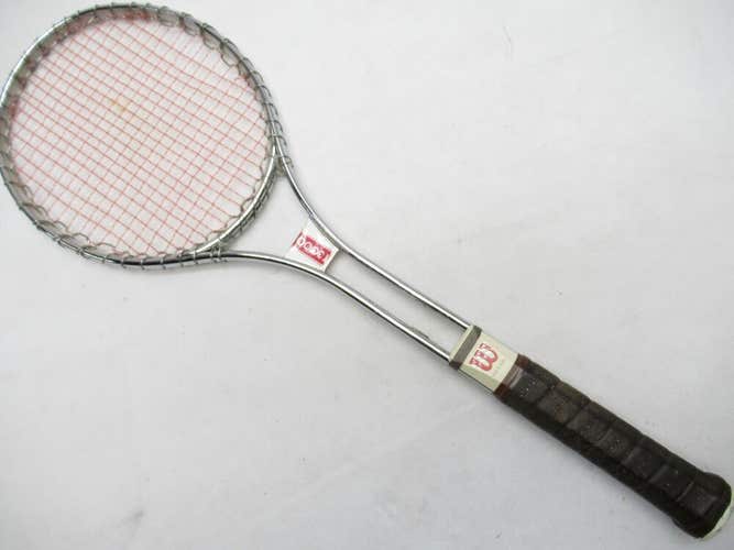 VINTAGE WILSON "T3000" METAL TENNIS RACQUET. ANTIQUE / DISPLAY