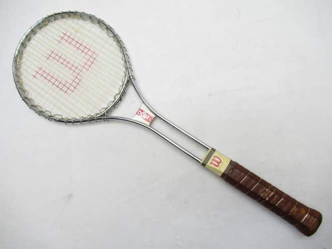 VINTAGE WILSON "T3000" METAL TENNIS RACQUET. ANTIQUE / DISPLAY