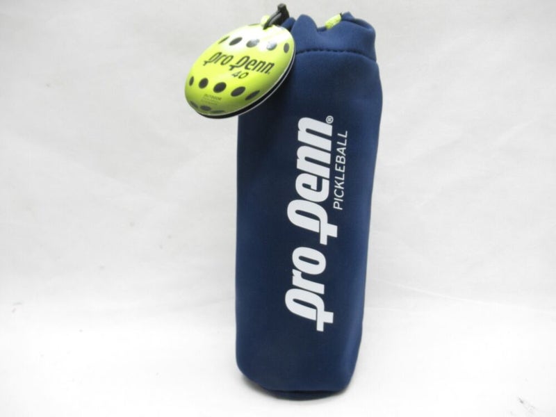 3-BALL PACK: PRO PENN 40 OUTDOOR PICKLEBALLS (OPTIC YELLOW) W/ CARRY POUCH!