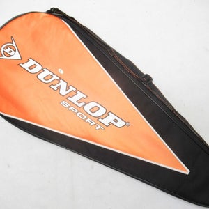 DUNLOP "HOTMELT 300G" SINGLE ZIPPERED TENNIS RACQUET COVER WITH STRAP