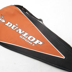 DUNLOP "HOTMELT 300G" SINGLE ZIPPERED TENNIS RACQUET COVER WITH STRAP
