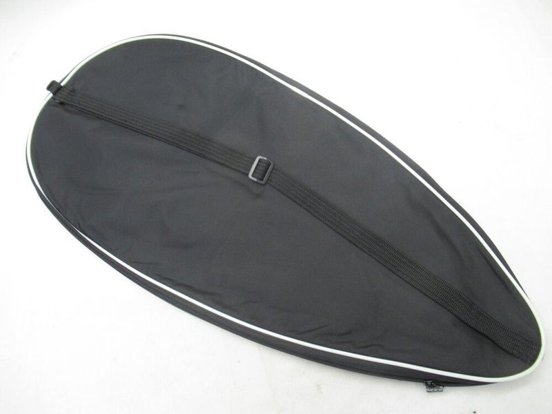 WILSON "KFACTOR" SINGLE ZIPPERED TENNIS RACQUET COVER WITH STRAP