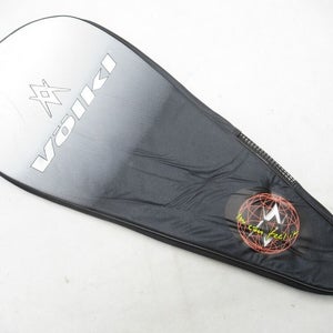VOLKL "COMP SERIES" SINGLE ZIPPERED TENNIS RACQUET COVER WITH STRAP
