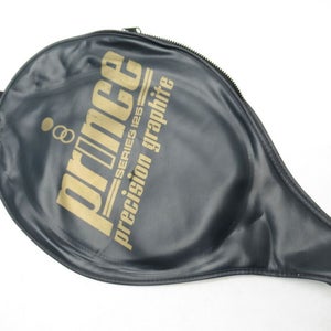 PRINCE "PRECISION GRAPHITE 125" SINGLE ZIPPERED TENNIS RACQUET COVER W/O STRAP