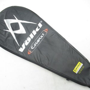 VOLKL "CATAPULT" SINGLE ZIPPERED TENNIS RACQUET COVER WITH STRAP
