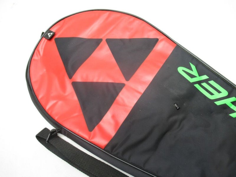 FISCHER "MAGNETIC SPEED" SINGLE ZIPPERED TENNIS RACQUET COVER WITH STRAP