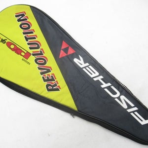 FISCHER "VACUUM PRO 98 + 2.5" SINGLE ZIPPERED TENNIS RACQUET COVER WITH STRAP
