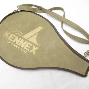 PRO KENNEX "BRONZE LTD" SINGLE ZIPPERED TENNIS RACQUET COVER W/ STRAP