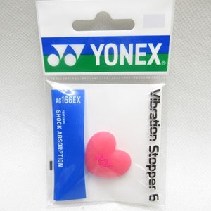 *NEW* YONEX "ROSE PINK HEART" TENNIS RACQUET VIBRATION DAMPENER. JAPAN STOCK