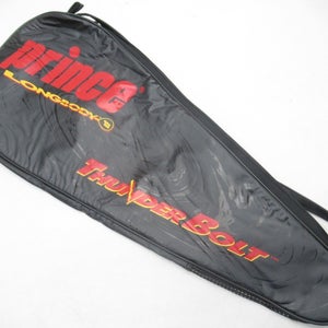 PRINCE "THUNDERBOLT LB" SINGLE ZIPPERED TENNIS RACQUET COVER WITH STRAP