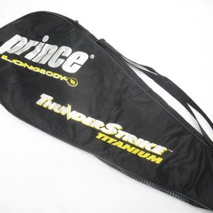 PRINCE "THUNDERSTRIKE LB" SINGLE ZIPPERED TENNIS RACQUET COVER WITH STRAP