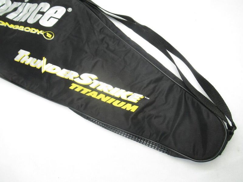 PRINCE "THUNDERSTRIKE LB" SINGLE ZIPPERED TENNIS RACQUET COVER WITH STRAP
