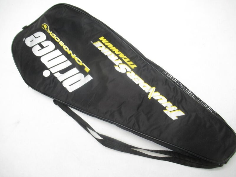 PRINCE "THUNDERSTRIKE LB" SINGLE ZIPPERED TENNIS RACQUET COVER WITH STRAP