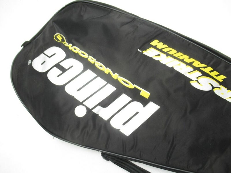 PRINCE "THUNDERSTRIKE LB" SINGLE ZIPPERED TENNIS RACQUET COVER WITH STRAP