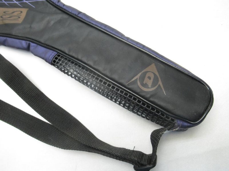 DUNLOP "REVELATION PRO 90" SINGLE ZIPPERED TENNIS RACQUET COVER WITH STRAP