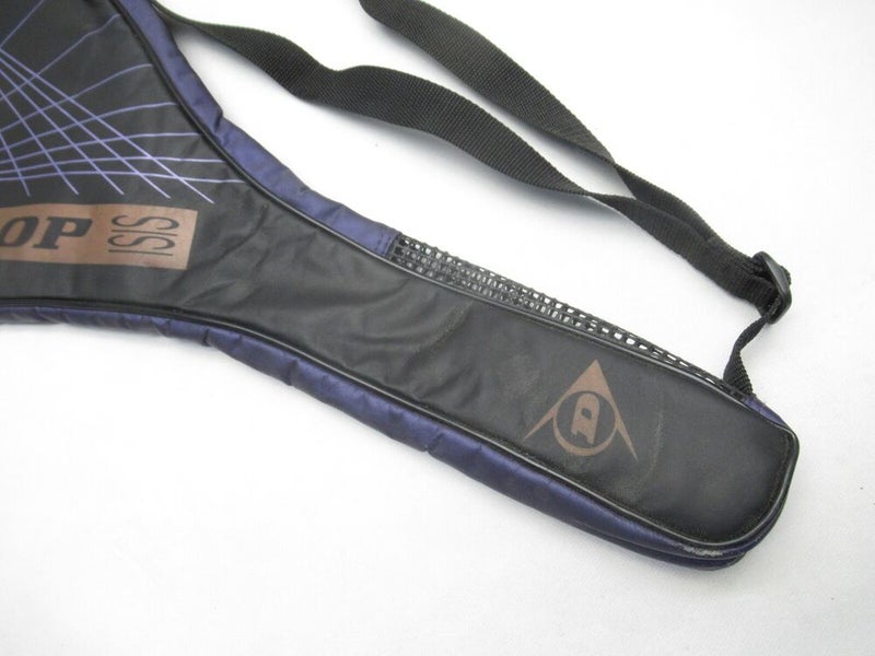 DUNLOP "REVELATION PRO 90" SINGLE ZIPPERED TENNIS RACQUET COVER WITH STRAP