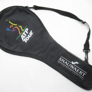 SNAUWAERT "ATP TOUR" SINGLE ZIPPERED TENNIS RACQUET COVER W/ STRAP