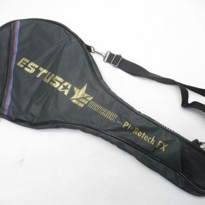 ESTUSA "PI-ROTECH FX" SINGLE ZIPPERED TENNIS RACQUET COVER W/ STRAP