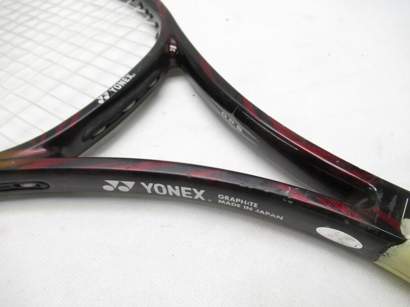 YONEX RD-7 MIDPLUS TENNIS RACQUET (4 1/2) POSSIBLE CRACK. SEE DESCRIPTION