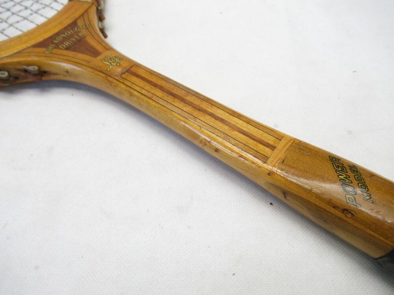 VINTAGE HARRY C. LEE CO. "DREADNOUGHT DRIVER" TENNIS RACQUET. ANTIQUE / DISPLAY