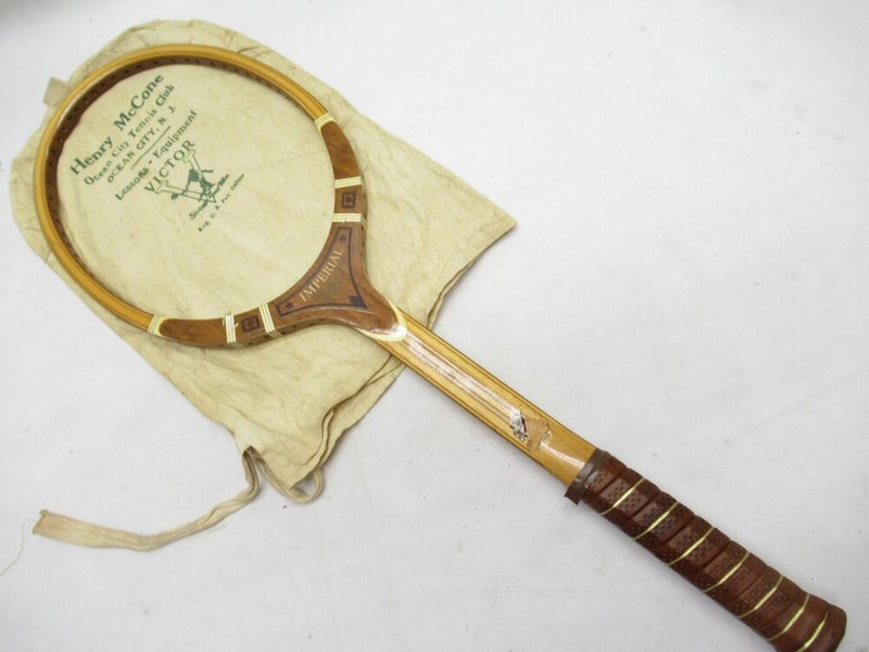 *NOS* VINTAGE TAD DAVIS / VICTOR "IMPERIAL" TENNIS RACQUET. ANTIQUE. COLLECTOR