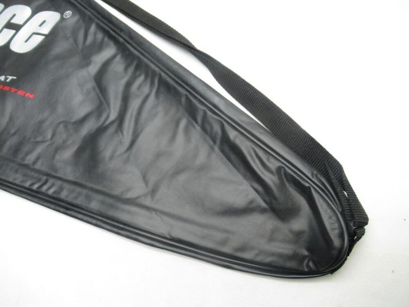 PRINCE "TRIPLE THREAT TUNGSTEN" SINGLE ZIPPERED TENNIS RACQUET COVER WITH STRAP