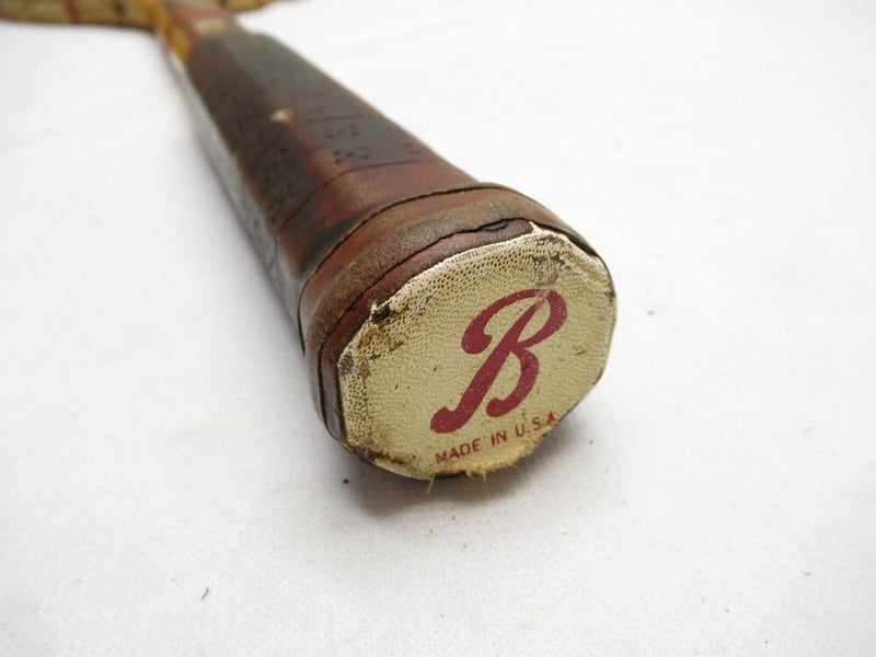 VINTAGE BANCROFT "THE AUSSIE" WOODEN TENNIS RACQUET ANTIQUE / DISPLAY