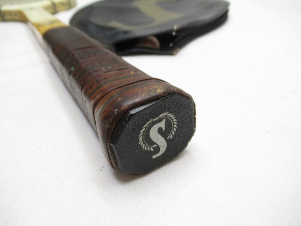 Vieille Raquette De Tennis Spalding Doris Hart En Bois Avec Bracelet - Édition Vintage Pour Collection