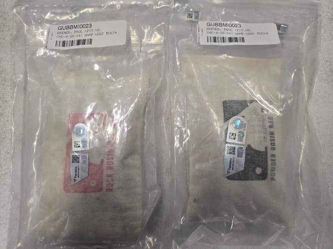 Pirates PAUL SKENES Game Used BOTH Rosin Bag Bags 8-28-24 vs Cubs w/COA