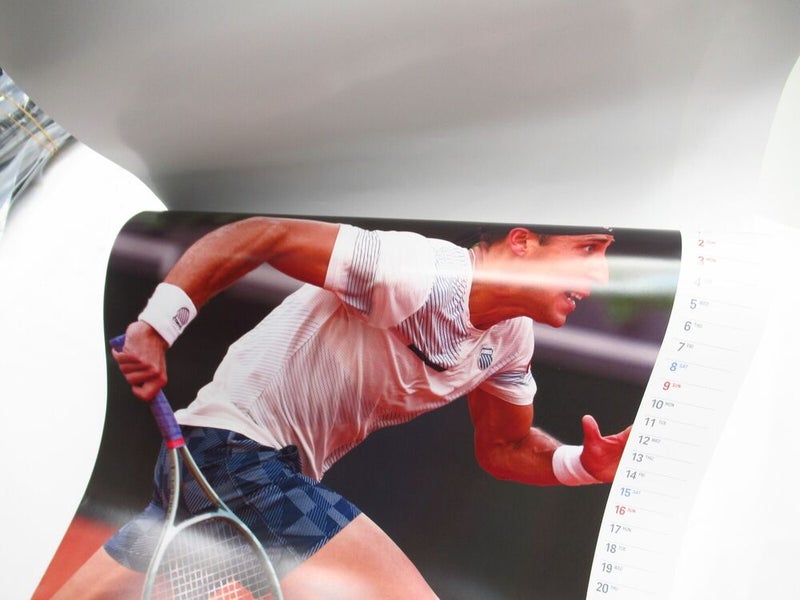 PROMO ITEM: YONEX JAPAN 2025 TENNIS CALENDAR. SHELTON, TIAFOE, RUUD, PEGULA