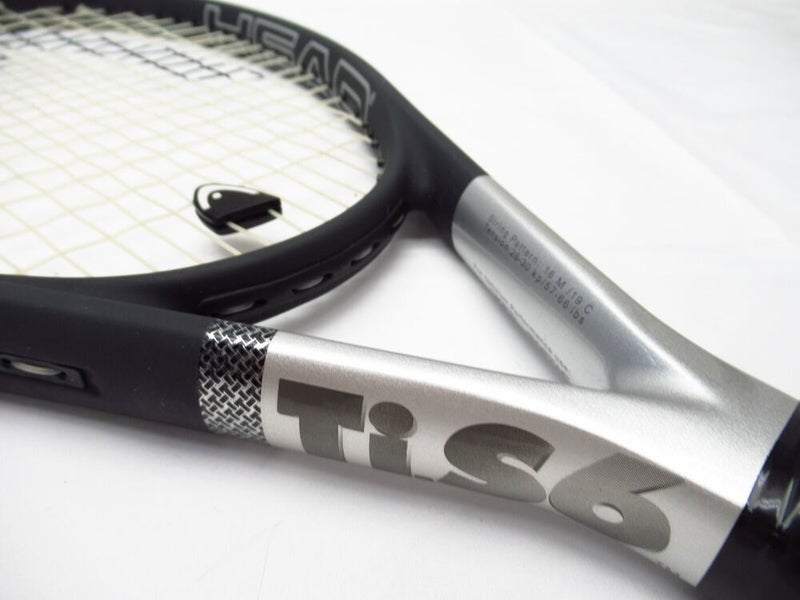 HEAD TITANIUM Ti.S6 OVERSIZE TENNIS RACQUET (4 3/8) NEW GRIP!