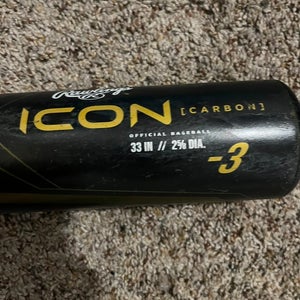 Rawlings Icon BBCOR Certified Composite 30 oz 33" (Used) Icon Bat