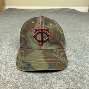 Minnesota Twins Men Hat Cap Strapback Green Brown Camo Logo Baseball MLB 47