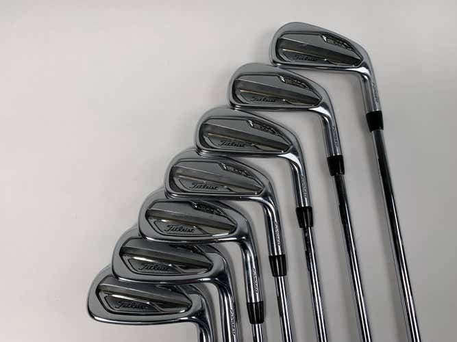 Titleist T100 Iron Set 4-PW True Temper AMT S300 Black Stiff Steel Mens RH +1''