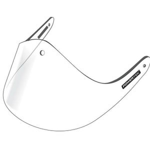 New junior hockey goalie mask neck guard lexan dangler U-shape throat protector