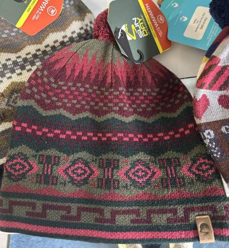 Sunday Afternoons Story Teller Beanie Cranberry Fog (red Green) 100% Acrylic New