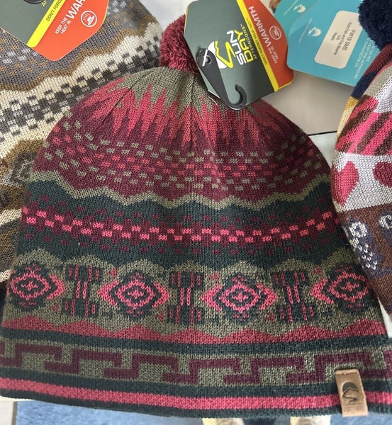 Sunday Afternoons Story Teller Beanie Cranberry Fog (red Green) 100% Acrylic New