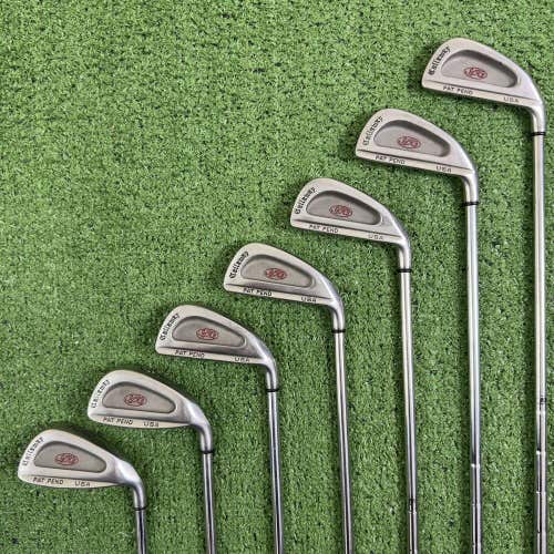 Callaway Golf S2H2 Iron Set 3-9 Right Handed Steel Memphis "10" Uniflex Shaft