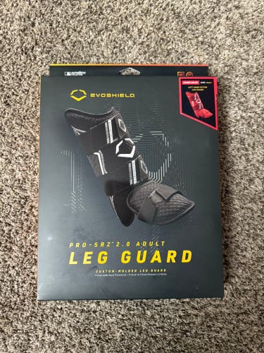 Red Senior EvoShield Shin Guards (New) Leg guard