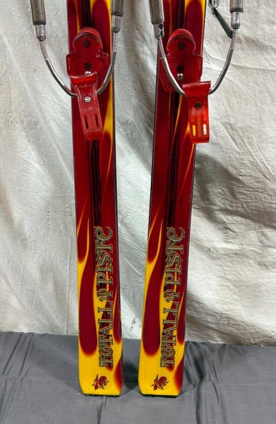 K2 Totally Piste 174cm Telemark Skis G3 Targa Cable Bindings