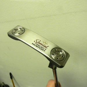 MINT SCOTTY CAMERON SPECIAL SELECT NEWPORT PUTTER 35" W LTD EDITION HEAD COVER