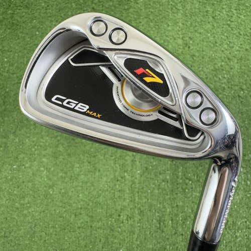 TaylorMade r7 CGB MAX 2008 6 Iron REAX 90 Superfast Black Steel Stiff Flex