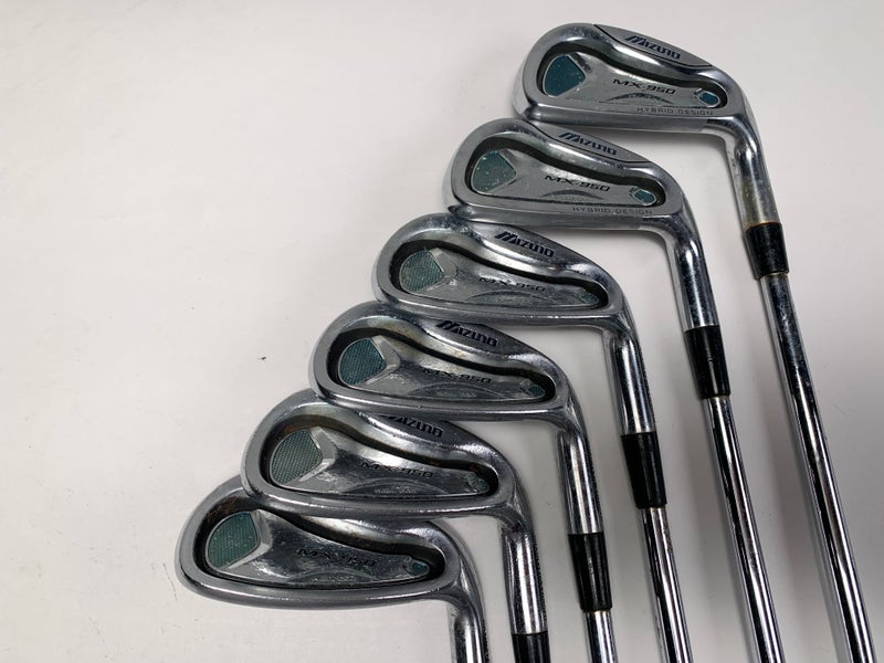 Mizuno MX 950 Iron Set 6-PW+GW Dynalite Gold SL S300 Stiff RH Midsize +1''
