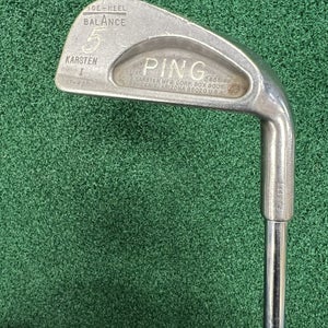 PING Karsten 1 Black Dot Single 5 Iron Men's Right Hand Stiff Flex Steel Shaft