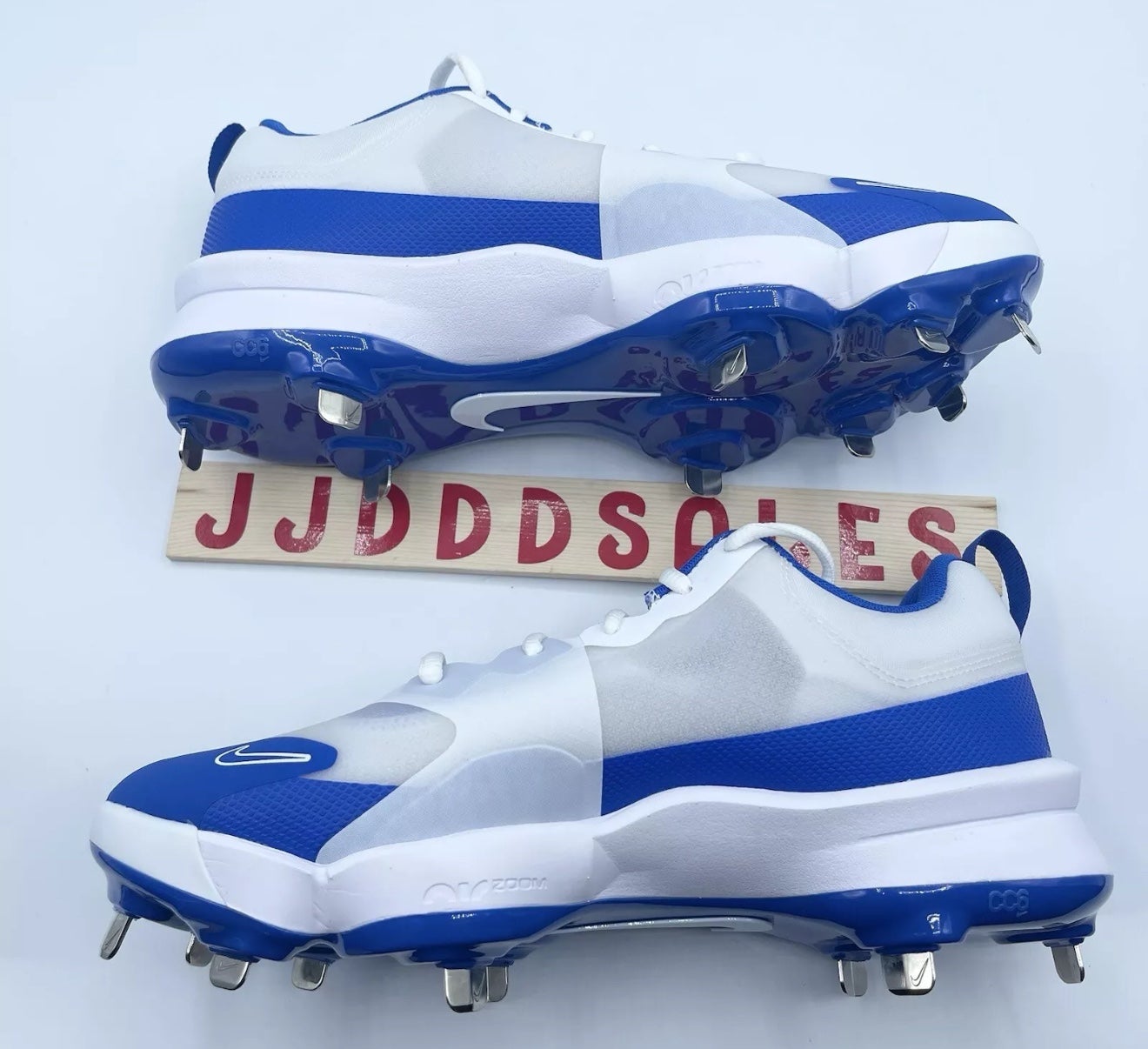 Nike Mens Force Zoom Trout 9 Pro Metal Baseball Cleats FB2907-101 Blue Size 7.5 Size 10 - Nike Force Zoom Trout 9 Royal Blue | Mercari main image 3