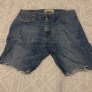 Wrangler Jean Company Cut Off Jean Shorts Men’s 36” Dark Blue