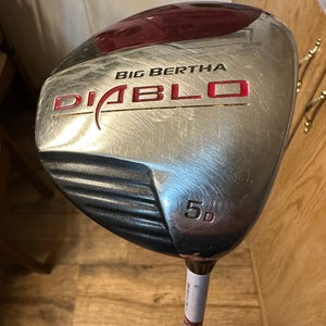 Men's Callaway Right Handed Big Bertha Diablo Regular Flex 5 Wood HL (Used)