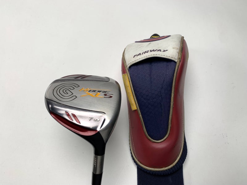 Cleveland Hibore XLS 7 Fairway Wood 21* Grafalloy Blue Stiff Graphite Mens RH HC
