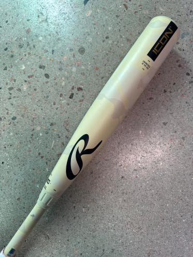 2025 Rawlings Icon Bat BBCOR Certified (-3) Composite 28 oz 31" (Used)