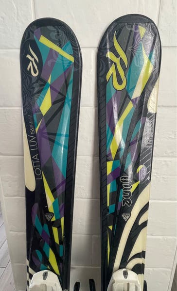 K2 Lotta Luv Skis 156 cm | SidelineSwap | Buy and Sell on